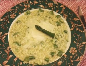 Risotto mantecato agli Asparagi e Raspadura