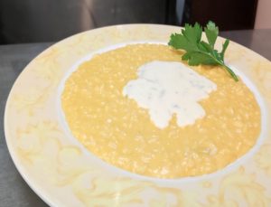 Risotto mantecato alla Zucca e Gorgonzola