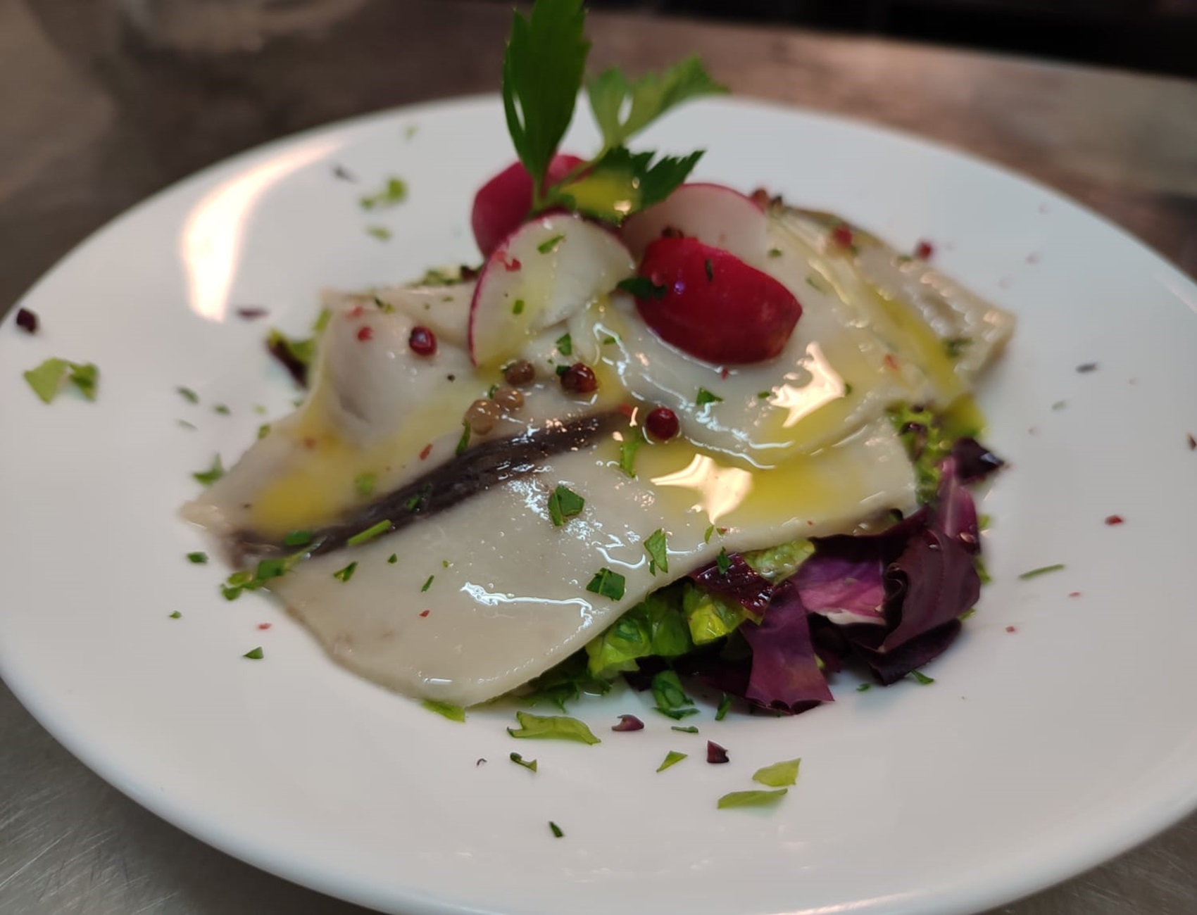 Carpaccio mare marinato