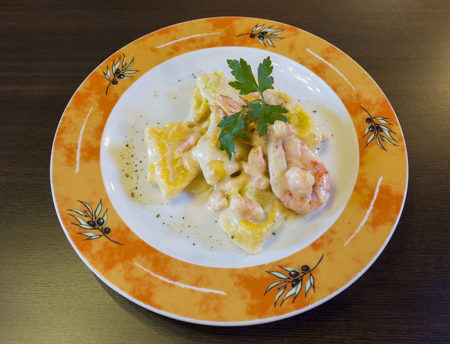 Tortelloni Capesante e Gamberi